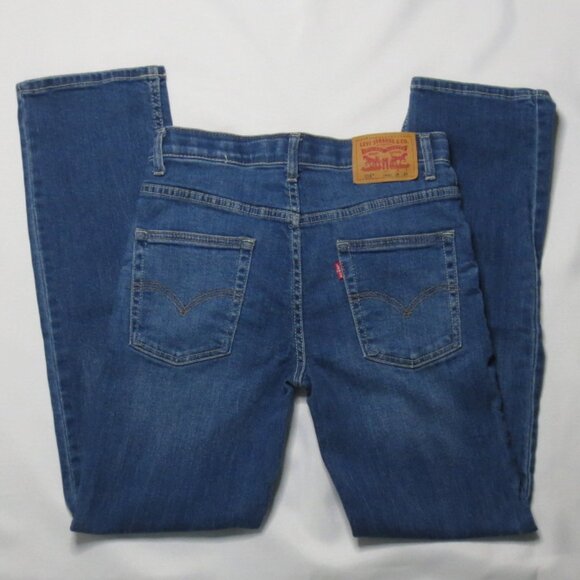 LEVI’S boys PANTS denim STRAIGHT FIT jeans 514 adjustable waist SIZE 16REG 28x28 - Picture 9 of 11